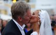 Pro Navkovou to byla už druhá svatba, pro ženicha Dmitrije Peskova třetí.