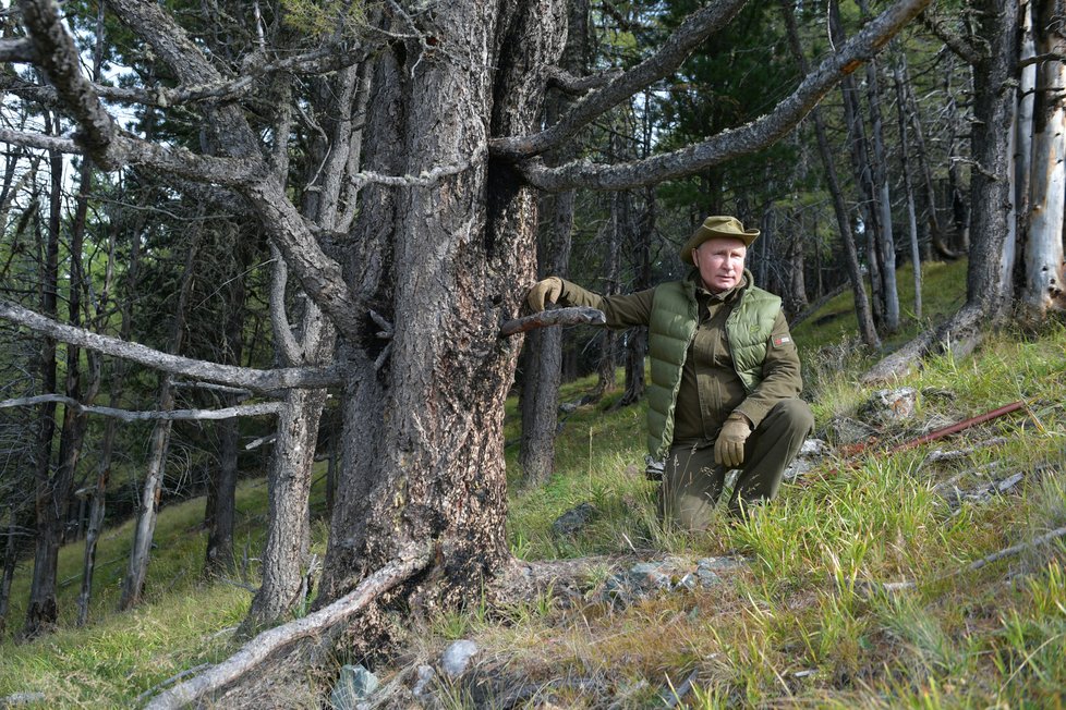 Ruský prezident Vladimir Putin slavil 67. narozeniny na Sibiři.