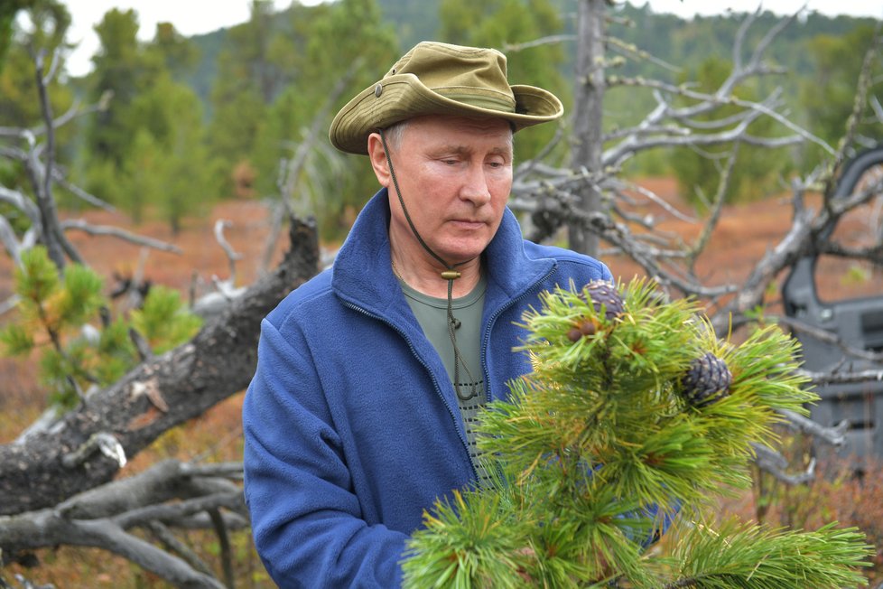 Ruský prezident Vladimir Putin slavil 67. narozeniny na Sibiři.