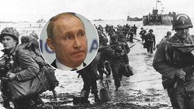 Vladimir Putin nedostal pozvánku na výročí oslav v Normandii.