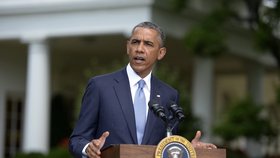 „Myslím, že by bylo dobré dát si pauzu...,“ řekl doslova americký prezident Obama (52).