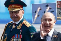 Putin ukázal ruskou sílu: Supertanky v ulicích Moskvy, stíhačky na nebi