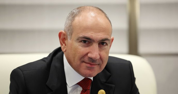 Arménský premiér Nikol Pašinjan v Číně (31. 8. 2025).