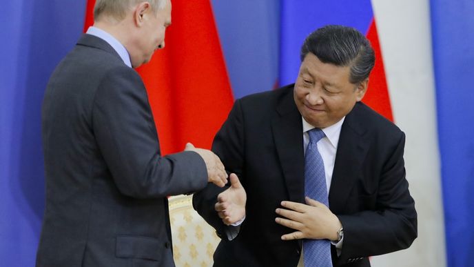 Vladimir Putin a Si Ťin Pching