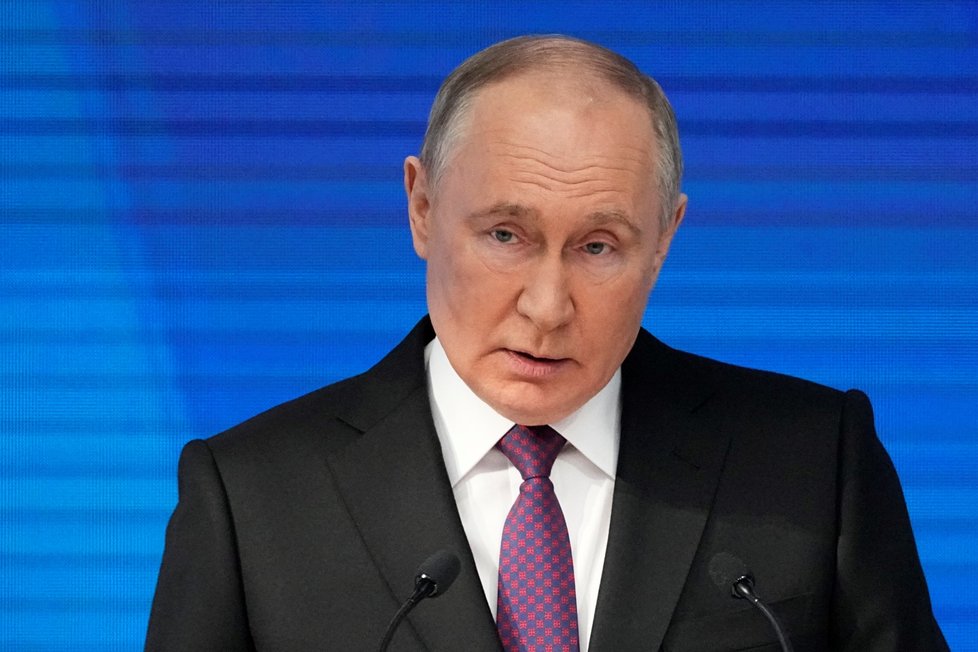 Vladimir Putin přednesl projev o stavu federace (29. 2. 2024).