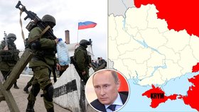 Oblast Krymu se odtrhla od Ukrajiny a připojila se k Putinovu Rusku!