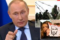 Alfa samec Putin: Ochráníme naše Rusy! Není to invaze, ale humanitární pomoc