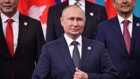 Vladimir Putin na summitu v kazašské Astaně (13. 10. 2022)