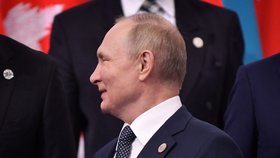 Vladimir Putin na summitu v kazašské Astaně (13. 10. 2022)