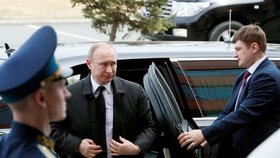 Ruský prezident Vladimir Putin dorazil do Vladivostoku na summit s vůdcem KLDR Kim Čong-unem. (25. 4. 2019)