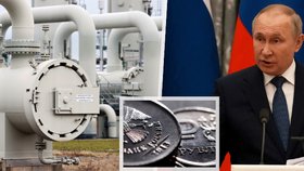 Ruský plyn jedině za rubly: Putin podepsal dekret pro zahraniční kupce.