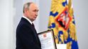 Vladimir Putin na předávání cen v Moskvě Vladimir Putin na předávání cen v Moskvě