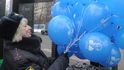 Putin se dostal i na balónky, které rozdávali policisté Putin se dostal i na balónky, které rozdávali policisté