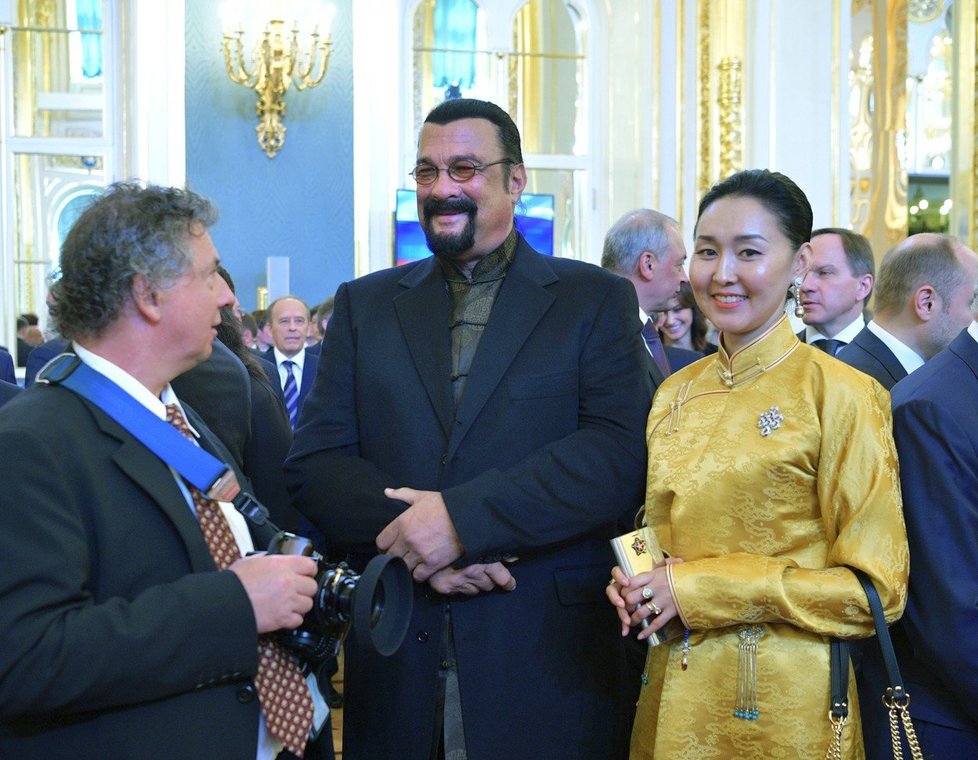 Seagal na inauguraci ruského prezidenta Vladimíra Putina.