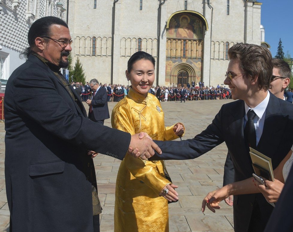 Seagal na inauguraci ruského prezidenta Vladimíra Putina.