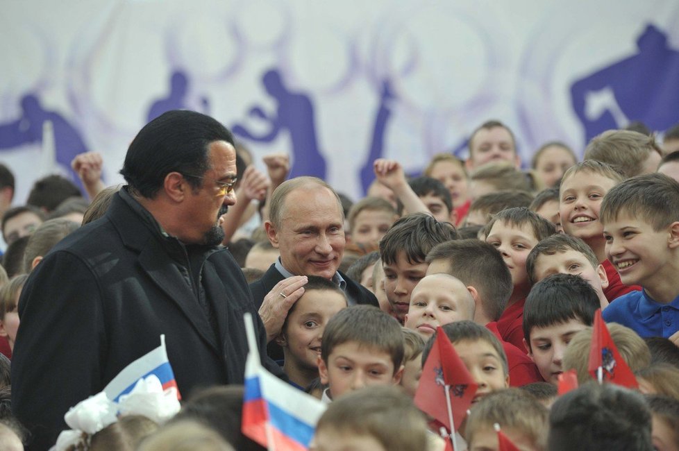 Seagal a Putin jsou blízcí přátelé.