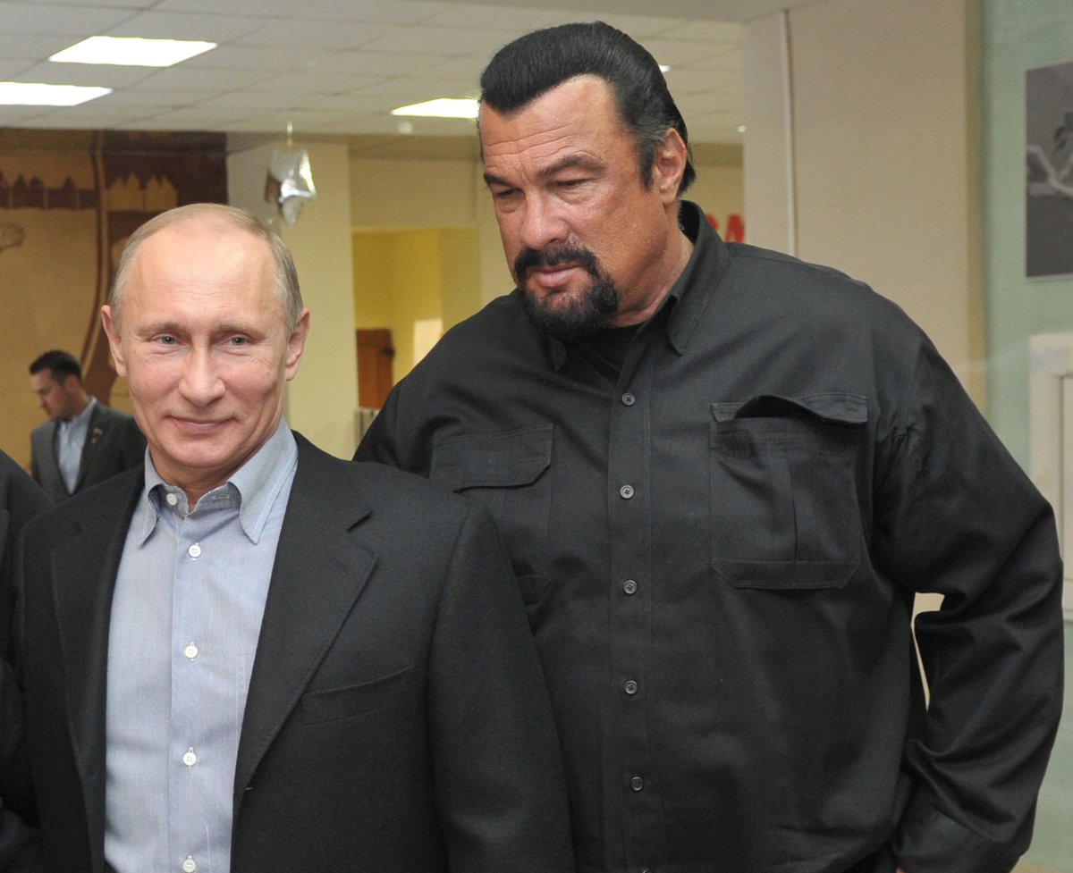 Seagal a Putin, kámoši jak hrom.