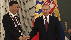 Ruský prezident Vladimir Putin u příležitosti dnešní návštěvy čínské hlavy státu Si Ťin-pchinga ocenil prohlubování obchodních vztahů obou zemí.
