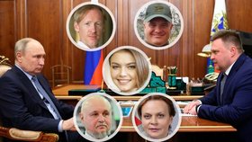 Na tři desítky Putinových blízkých má vlivné posty.
