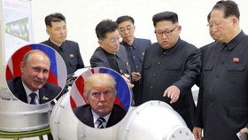 Jaderné testy režimu diktátora Kim Čong-una dál děsí svět, Putin žádá mírové řešení, Trump tvrdý trest.