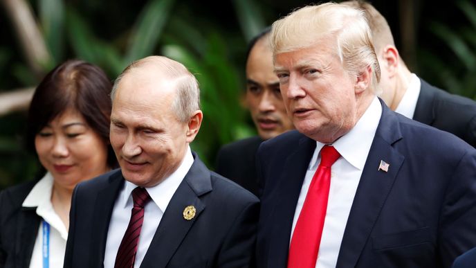Prezidenti Vladimir Putin a Donald Trump