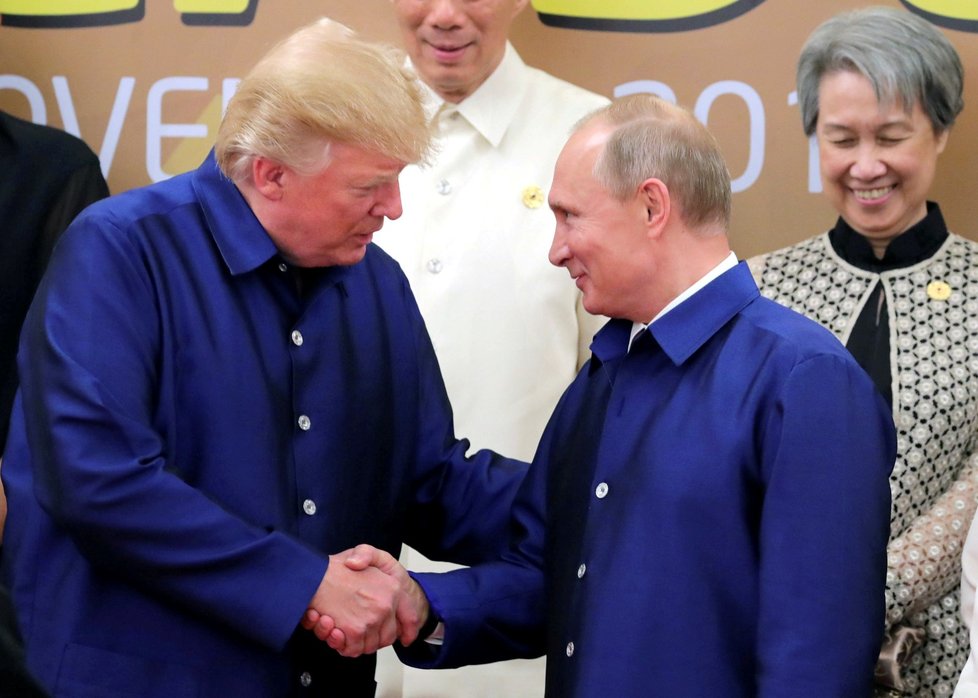 Ruský prezident Vladimir Putin a Donald Trump