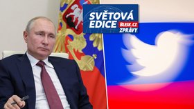 Jak potlačit vliv vězněného Navalného? Putin zpomaluje Rusům Twitter