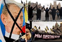 Rusko proti Putinovi: V ulicích Moskvy vytvořily tisíce demonstrantů řetěz