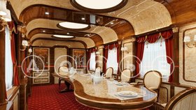 Uvnitř Putinova luxusního vlaku
