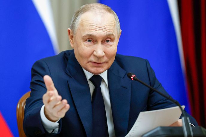 Ruský prezident Vladimir Putin. Ruský prezident Vladimir Putin.