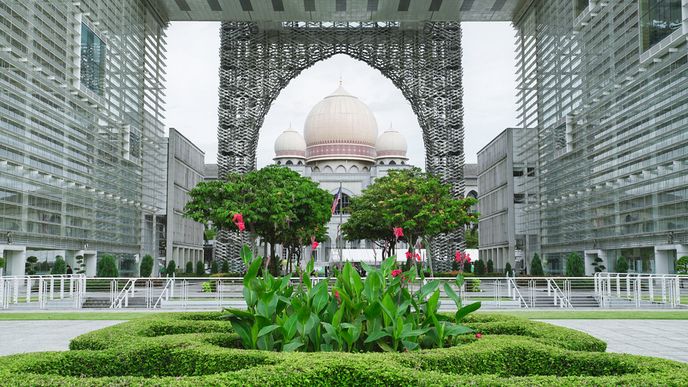 Putrajaya je nově budované hlavní město Malajsie a federální teritorium