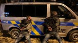 Střelba v Plzni: Zloděj z benzinky ohrožoval ukradenou láhví celníka, padl varovný výstřel 