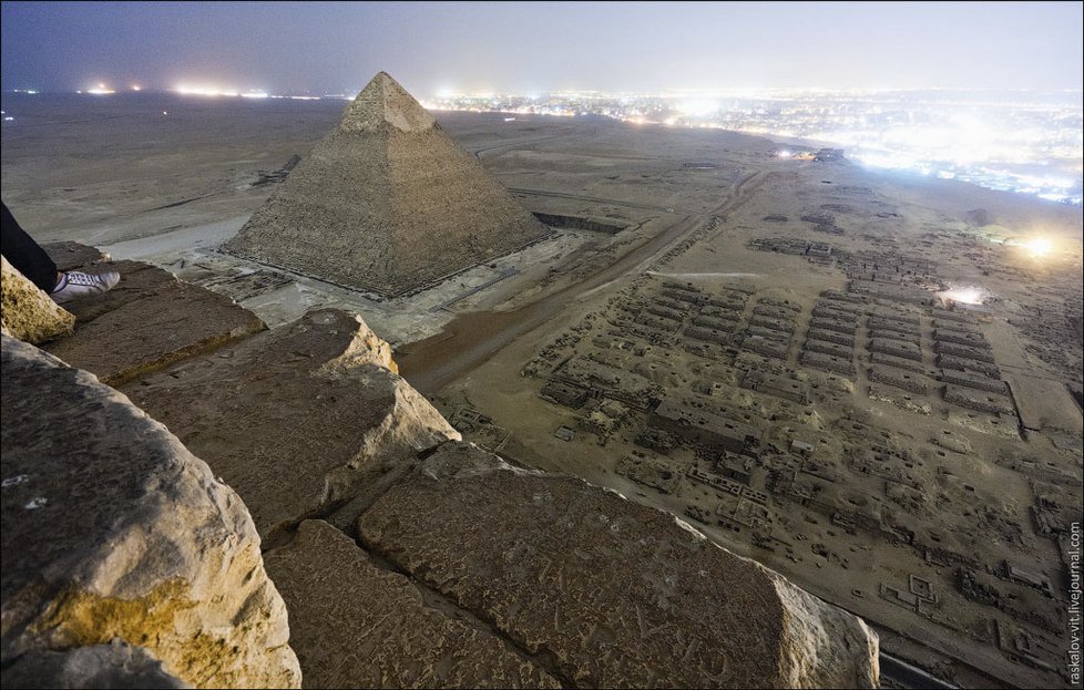 Jak vypadá pohled z vrcholu pyramidy