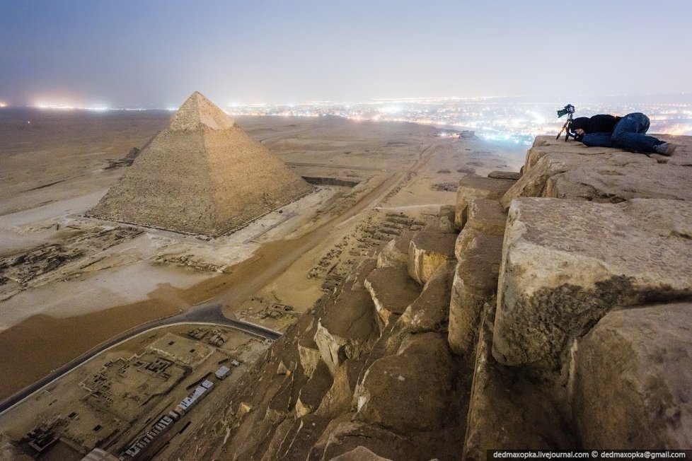 Jak vypadá pohled z vrcholu pyramidy