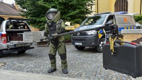 Policejní pyrotechnici z Olomouce museli v úterý do Brna. Ilustrační foto.