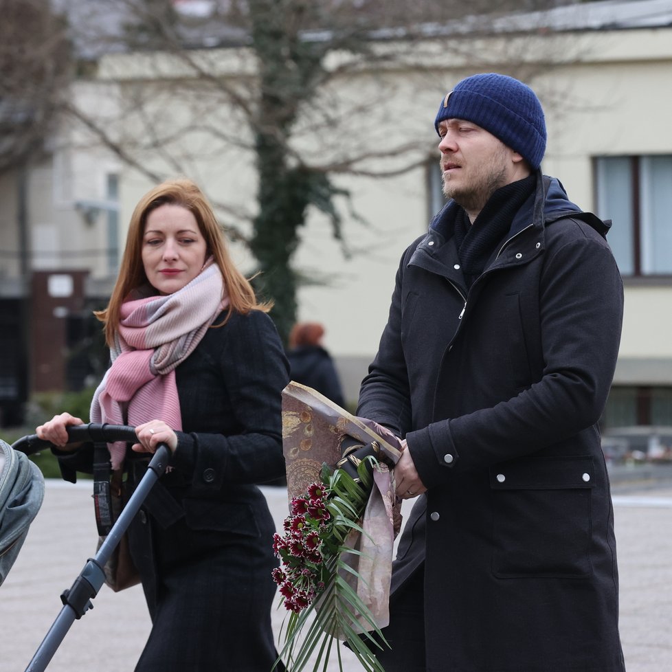 Pohřeb Radko Pytlíka, otce Vojty Dyka