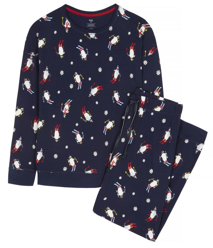 Pyžamová souprava s tučňáky, Marks Spencer, 799 Kč