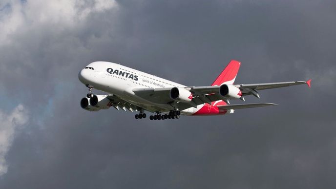 Letadlo aerolinky Qantas