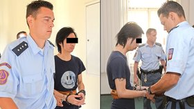 Vietnamec Quang Huy Tran u soudu kvůli brutálnímu přepadení dívky v Praze na Chodově