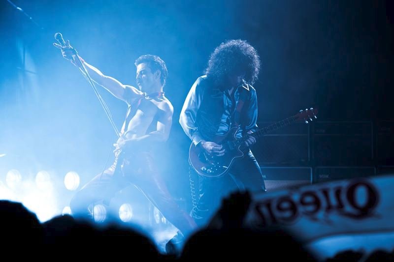 Záběry ze snímku Bohemian Rhapsody