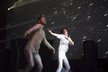 Queer ball v Brně - Krátké taneční vystoupení moderujícího páru, Jana Ciny a Petra Vančury
