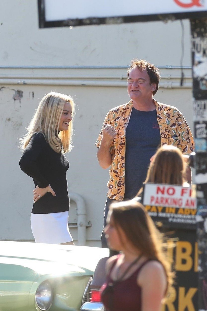 Quentin Tarantino s Margot Robbie natáčí film Once Upon a Time in Hollywood