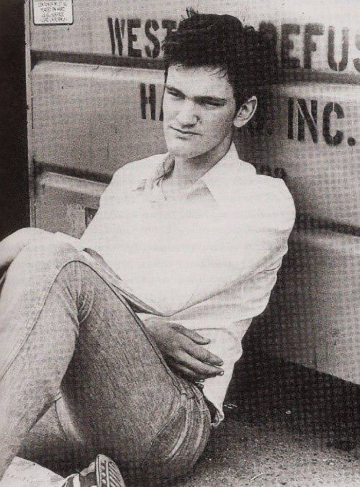 Quentin Tarantino v roce 1983.