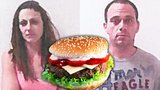 Opilé milence přistihli při sexu na parkovišti: Žena si pak snažila obout cheesburger!