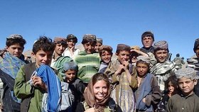 Rachel se v Afghánistánu starala o bezpečnost dětí.