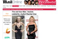 Vyzábla Rachel Zoe: Módní guru Hollywoodu ničí anorexie!