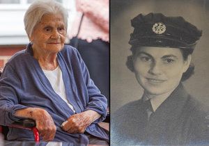 Ve 104 letech zemřela nejstarší česká válečná veteránka: Anděla Haida byla řidičkou u RAF.