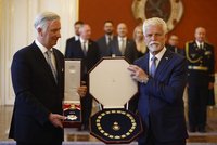 Po Zelenském na Hradě další vzácná návštěva: Pavel hostí krále Philippa, předal mu nejvyšší metál