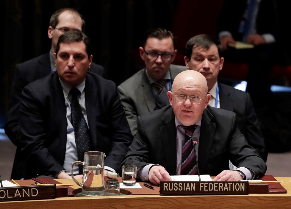 V Radě bezpečnosti OSN neprošel návrh americké rezoluce pro vyšetření nedávného útoku chemickými zbraněmi v syrském městě Dúmá, návrh vetovalo Rusko