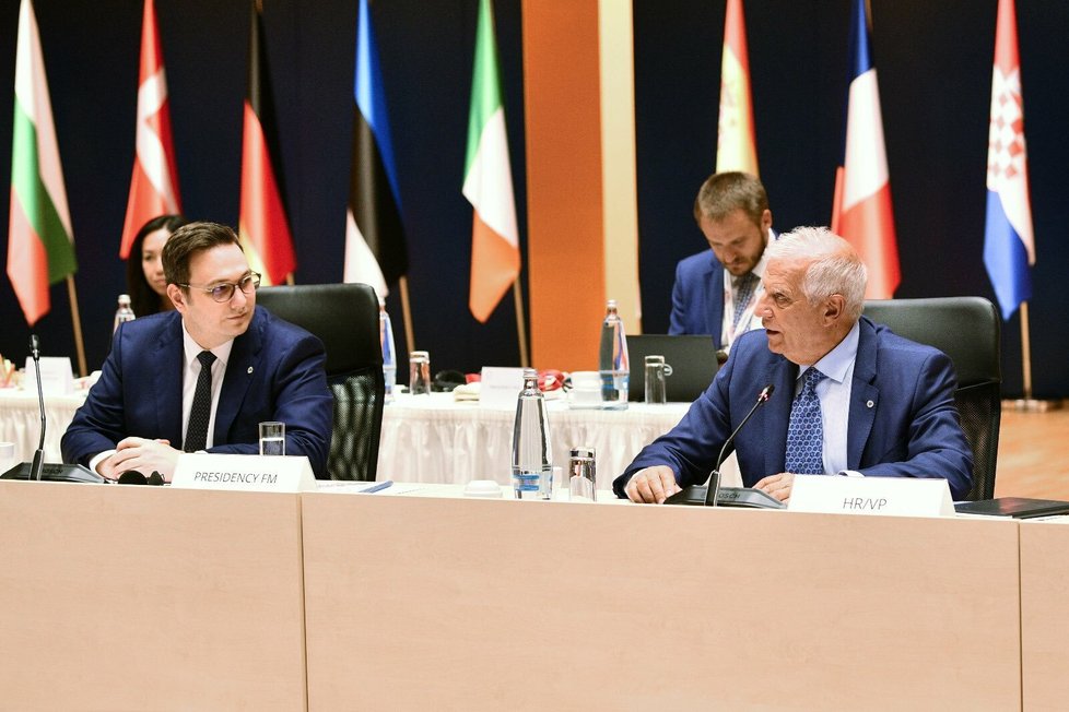 Rada ministrů zahraničí EU v Praze (30. 8. 2022).